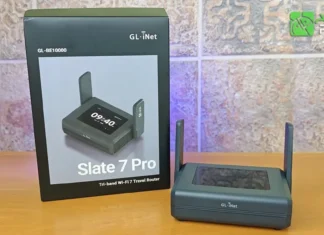 Review del GL.iNet Slate 7 Pro router WiFi 7 tribanda para viajes