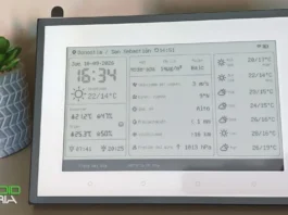 Review del SwitchBot E-Ink Home Dashboard estacion meteorologica de tinta