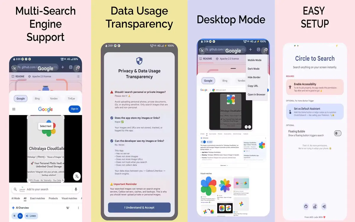 Este APK de "Rodea para buscar" es de código abierto y offline