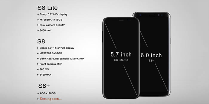 S8 Lite comparativa