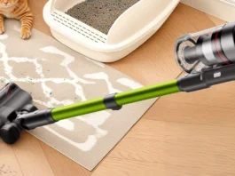 Esta aspiradora sin cables de 86 € arrasa en AliExpress con su luz verde que detecta el polvo que otras no ven SMARTAI V6