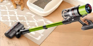 Esta aspiradora sin cables de 86 € arrasa en AliExpress con su luz verde que detecta el polvo que otras no ven SMARTAI V6