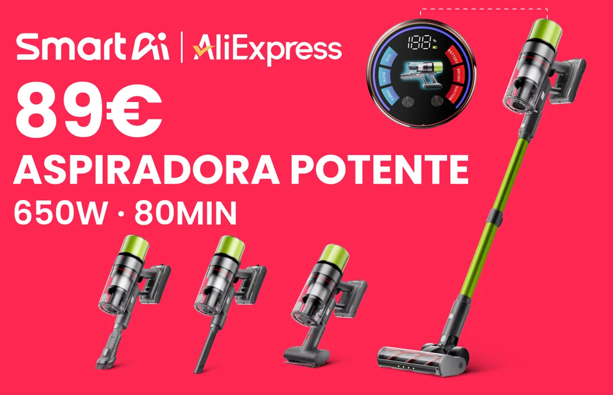 SMARTAI V6 Cordless Vacuum Cleaner promo en espana