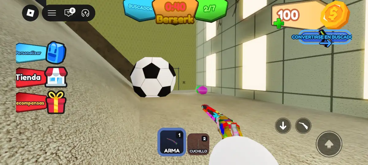 Salpicaduras en Roblox, el juego más parecido a Meccha Chameleon