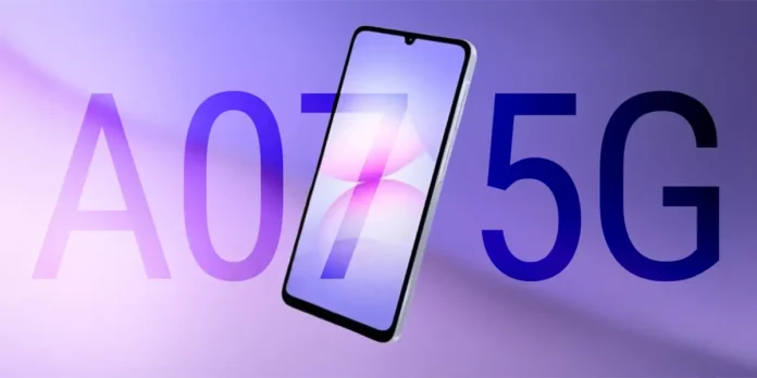 Samsung Galaxy A07 5G lanzamiento caracteristicas especificaciones Samsung Galaxy A07 5G lanzamiento caracteristicas especificaciones