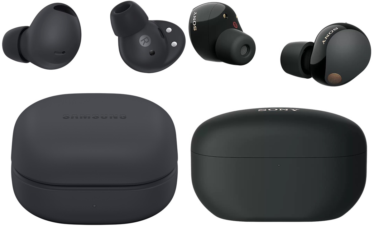 Samsung Galaxy Buds 2 Pro vs Sony WF-1000XM5 tabla comparativa