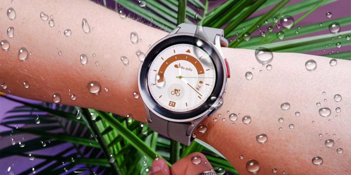 Samsung Galaxy watch 5 resistencia al agua