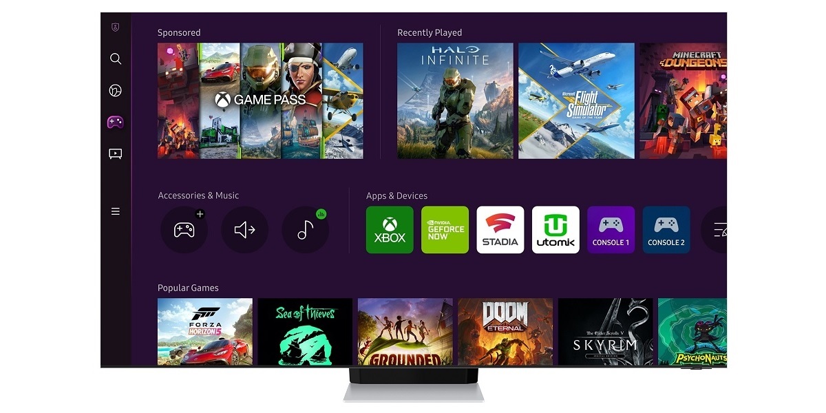 Samsung Gaming Hub llega con Google Stadia, Xbox Cloud y GeForce Now