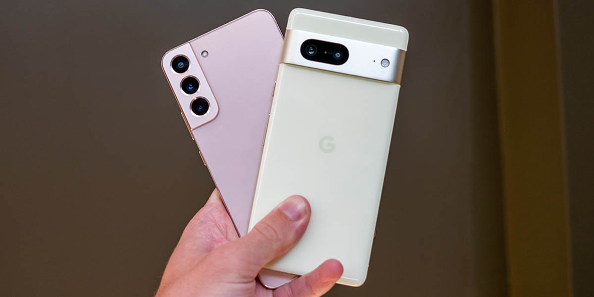 Samsung galaxy s22 vs google pixel 7 comparativa