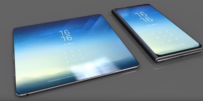 Samsung presenta su nuevo movil retractil