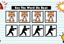 Say The Word On Beat juego viral decir palabras al ritmo de la musica