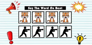 Say The Word On Beat juego viral decir palabras al ritmo de la musica