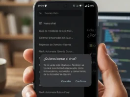 Se puede recuperar un chat borrado con Gemini