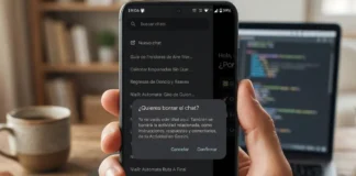 Se puede recuperar un chat borrado con Gemini