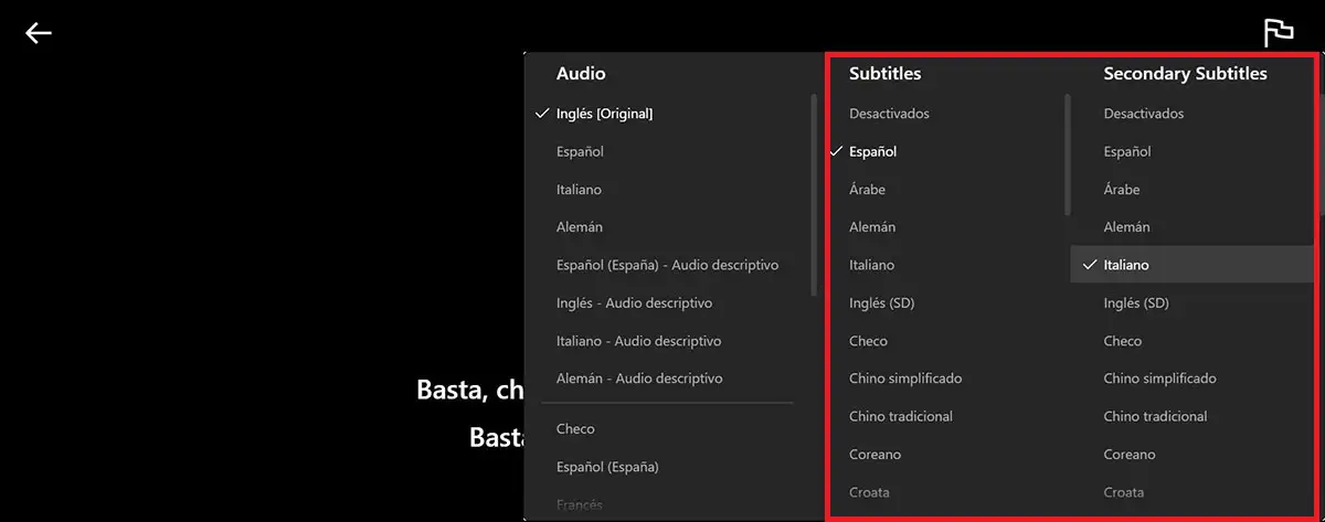 Selecciona Dos Subtítulos En Netflix