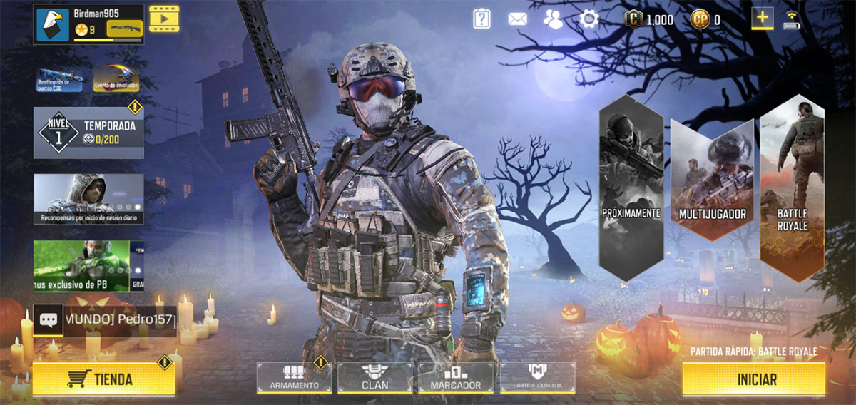 Silenciar a otros jugadores en COD Mobile paso 1