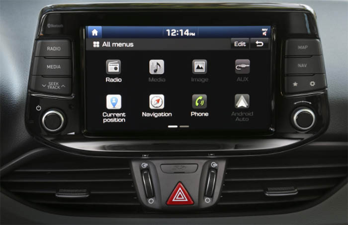 Sistema de navegacion del Hyundai i30 Link
