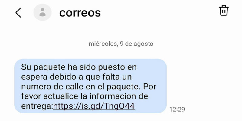 No caigas: el SMS de Correos que parece real pero es una estafa