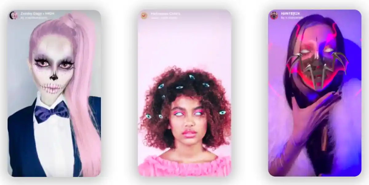 Snapchat, para utilizar efectos directamente desde la cámara