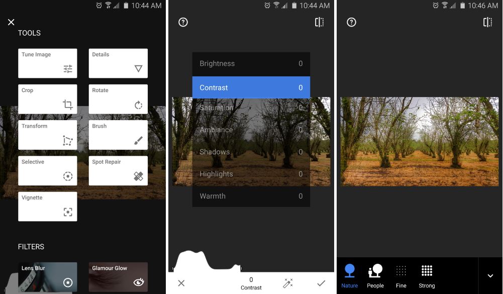 Snapseed 2.0 para Android captura