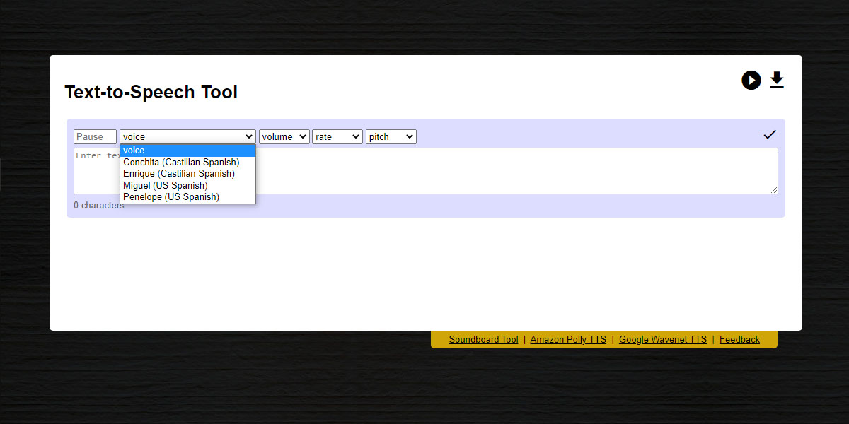 Software de lectura de textos con voz gratis TTS Tool
