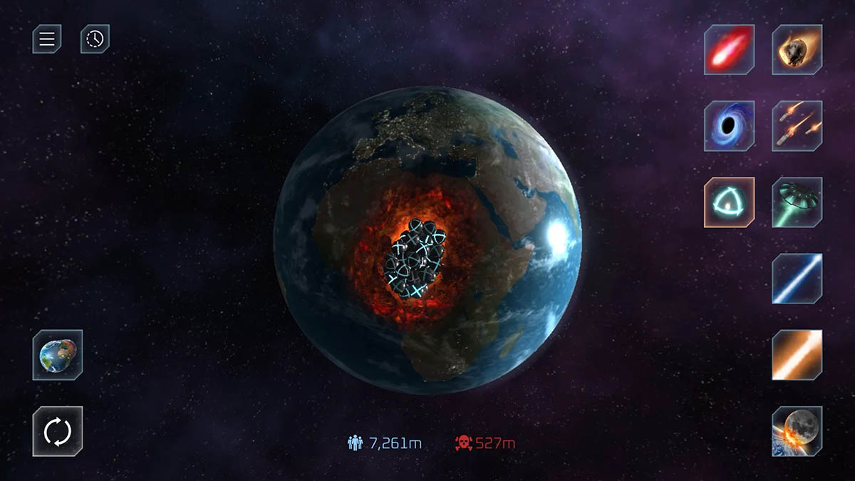 Solar Smash Juego para destruir planetas