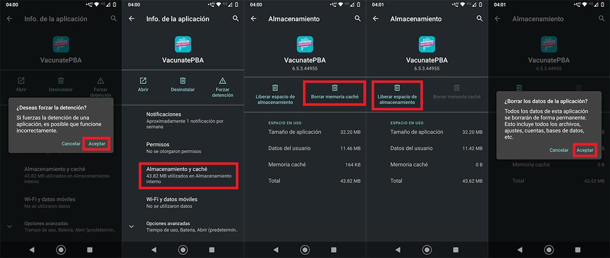 Solucion problema VacunatePBA Android