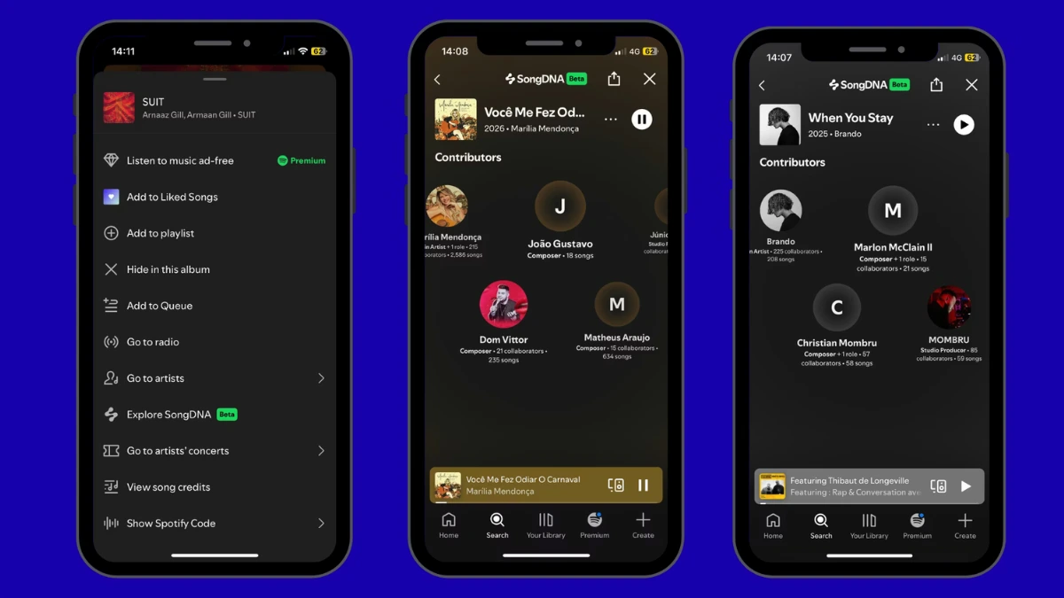 SongDNA Spotify para que sirve descubrir informacion canciones