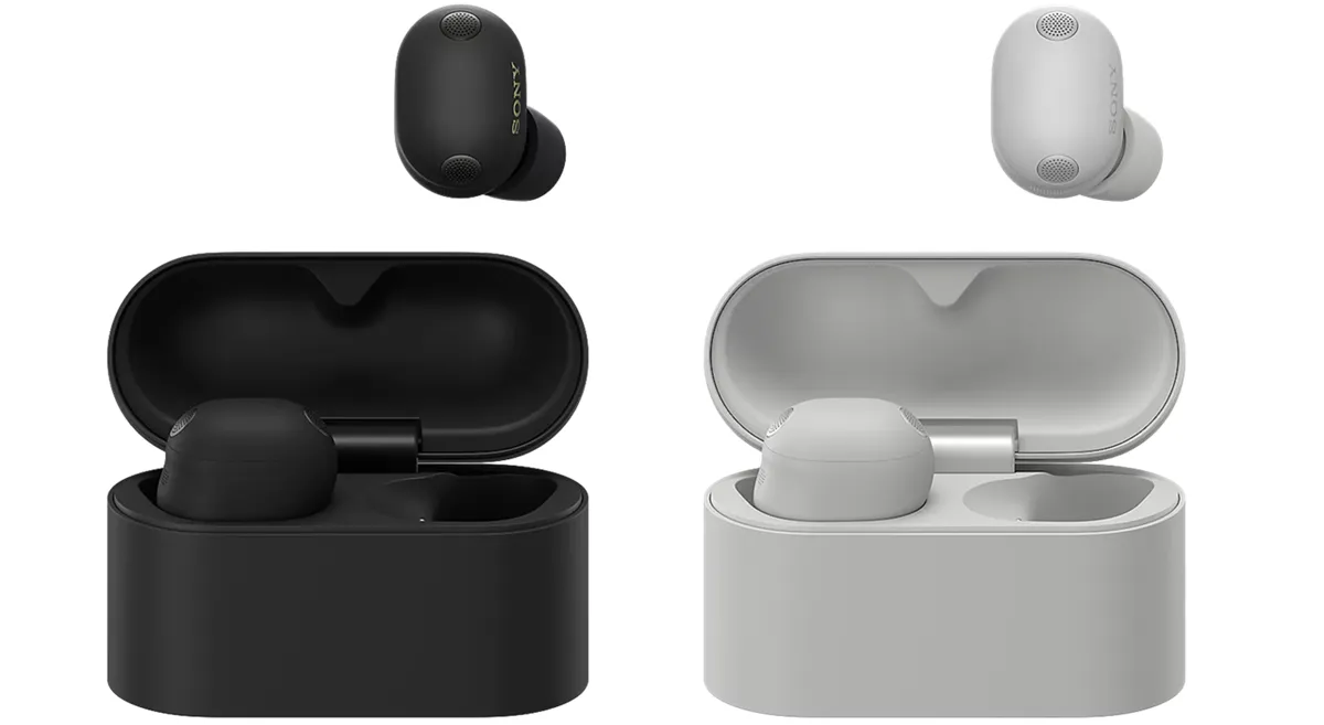 Sony WF-1000XM6 auriculares negro y plateado