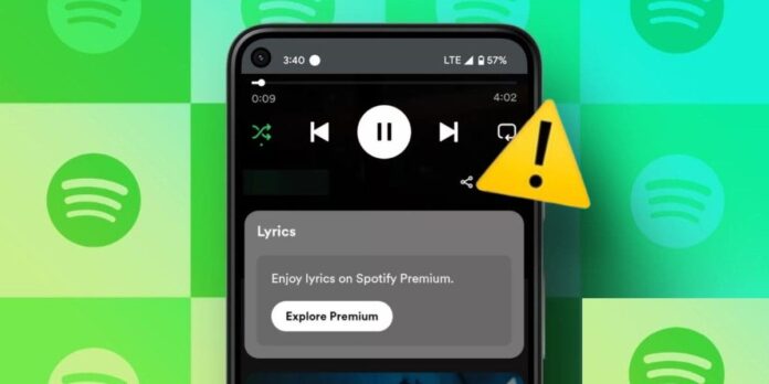 Spotify te obligara a pagar para ver las letras de las canciones