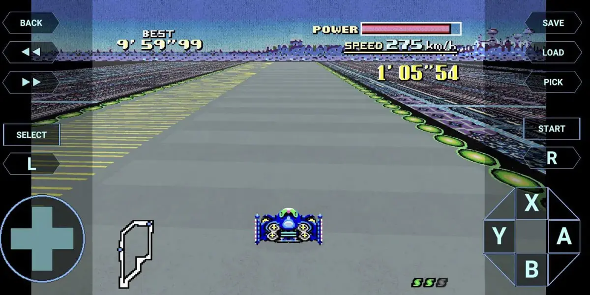 Captura de pantalla de el Super ZSNES 