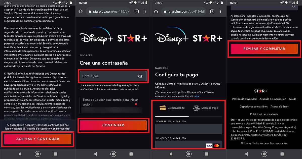 Suscribirse a Star Plus con la misma cuenta de Disney Plus