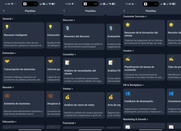 SwitchBot AI MindClip app plantillas