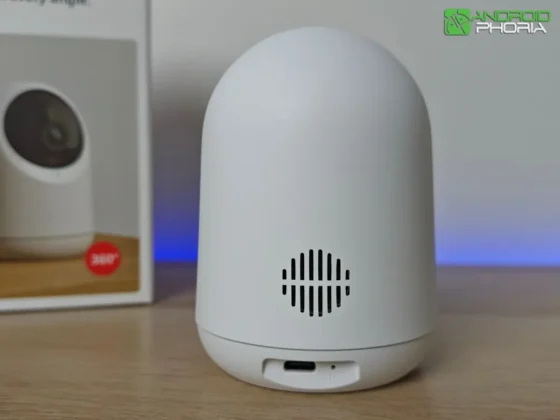 SwitchBot Pan Tilt Cam Plus 3K trae altavoz y microfono para comunicacion bidireccional