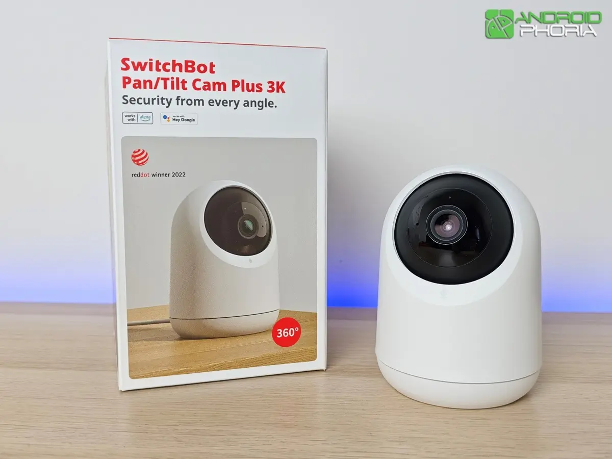 SwitchBot Pan Tilt Cam Plus 3K una camara 360° que son los ojos perfectos para el hub con IA