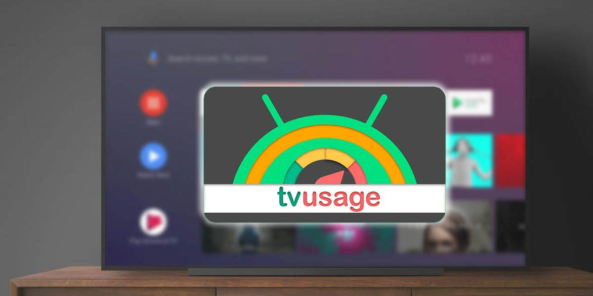 TVUsage la app de bienestar digital y estadísticas tiempo de uso para Android TV