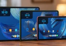 Tabletas Android en ambiente acogedor