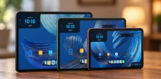 Tabletas Android en ambiente acogedor