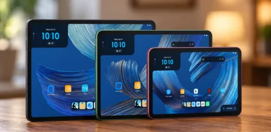 Tabletas Android en ambiente acogedor