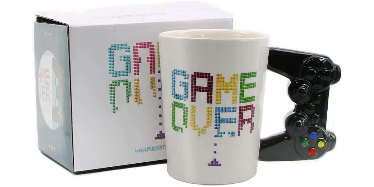 Taza de cafe gamer