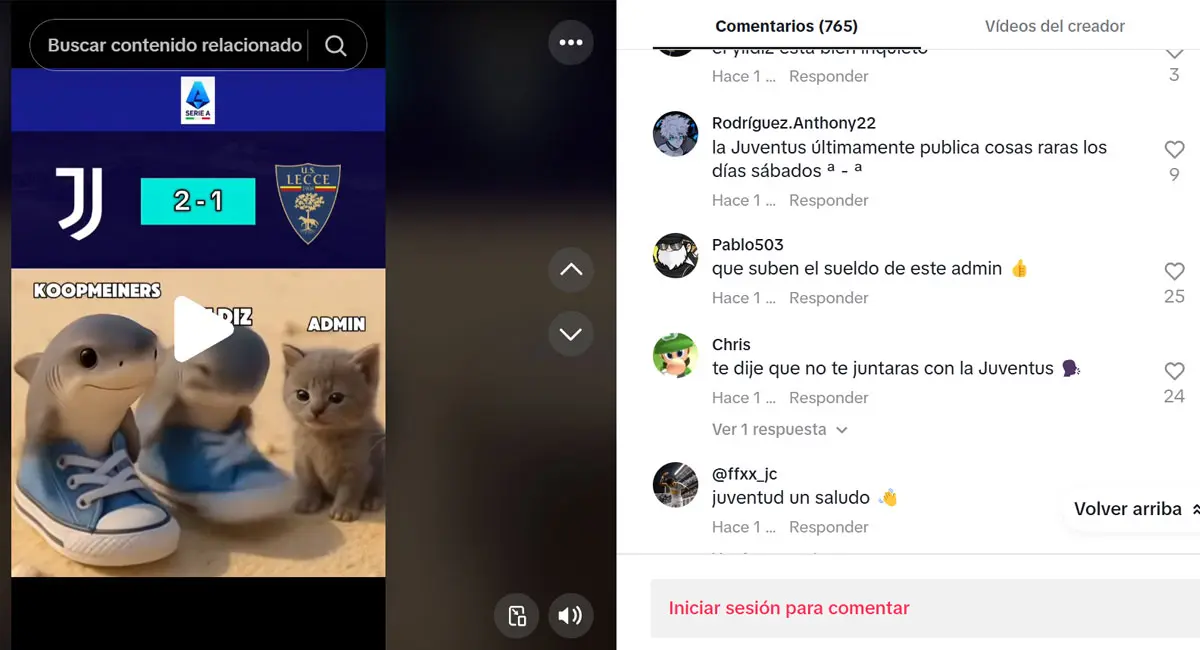 Te dije que no te juntaras con la Juventus