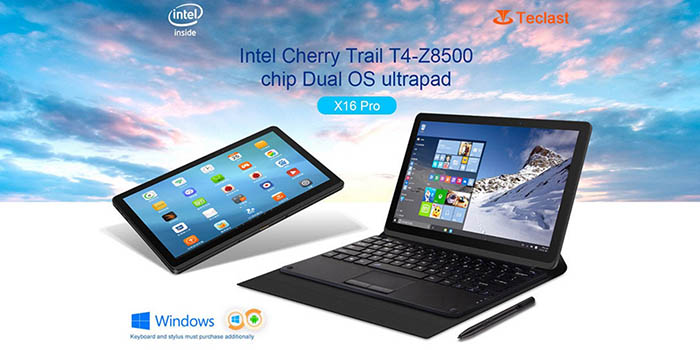 Teclast X16 Pro, Windows 10 y Android 5.1 con potencia bruta Teclast X16 Pro