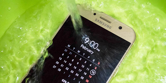 Teléfono resistente al agua