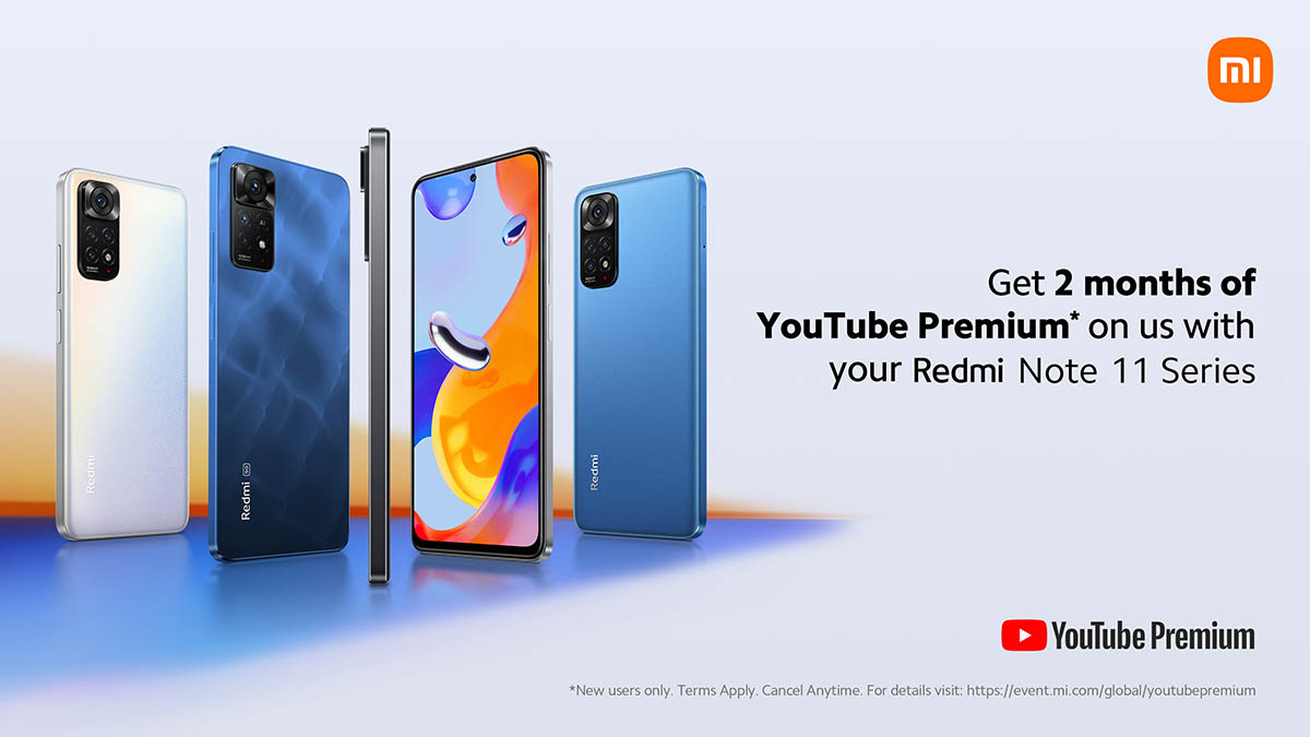 Telefonos Xiaomi con YouTube Premium gratis