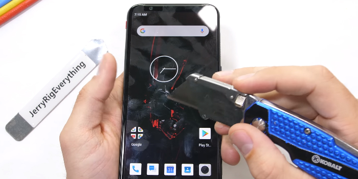 Test de resistencia Nubia Red Magic 3