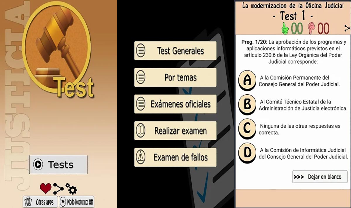 TestOpos Justicia