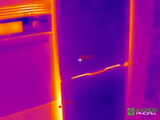 Thermal Master P3 la camara detecta automaticamente los puntos de temperatura mas alta y mas baja de una escena