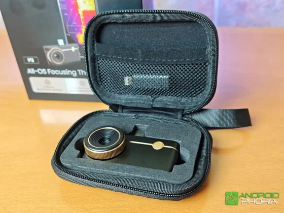 Thermal Master P3 viene con un estuche de viaje semirigido para llevarla protegida a cualquier parte