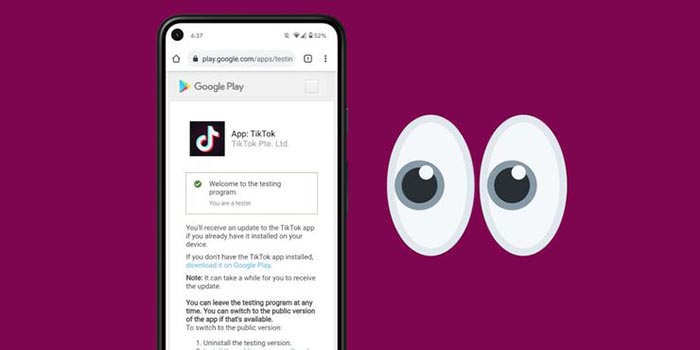 TikTok Beta para Android