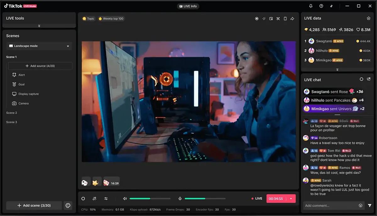 TikTok LIVE Studio es lo mismo que TikTok Studio